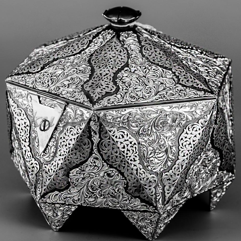Серебряная шкатулка «Грация», шк010 фото 1
