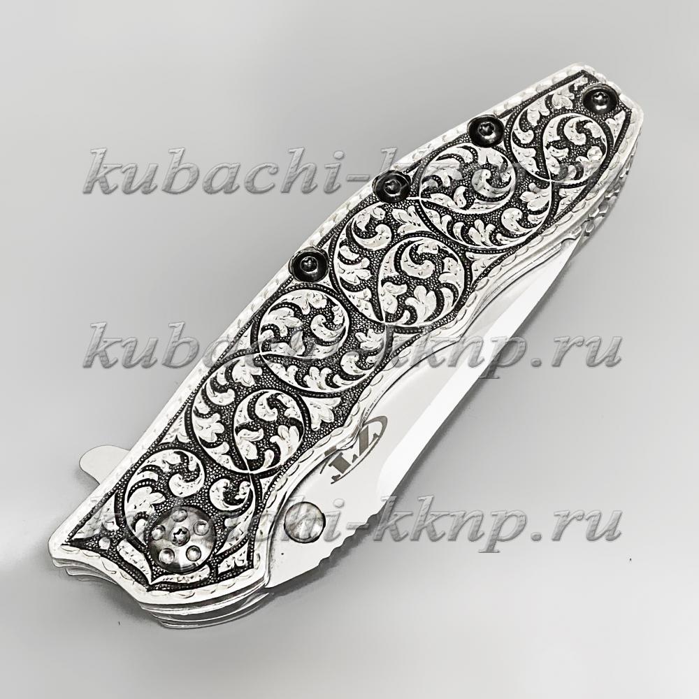 Нож с серебряными вставками, НЖ07 фото 2