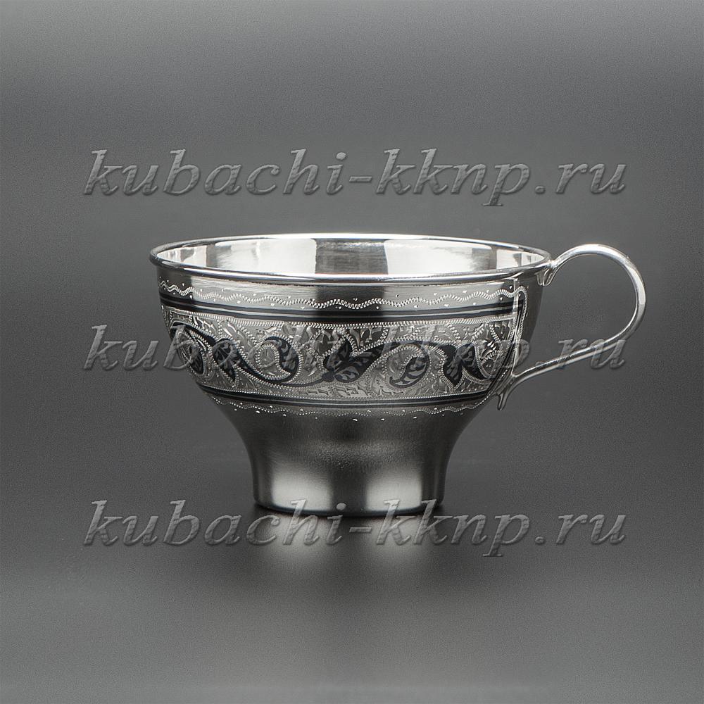 Серебряная чайная пара, чп0005 фото 2