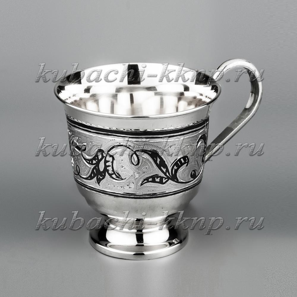 Небольшая серебряная чашка, Ч027 фото 1