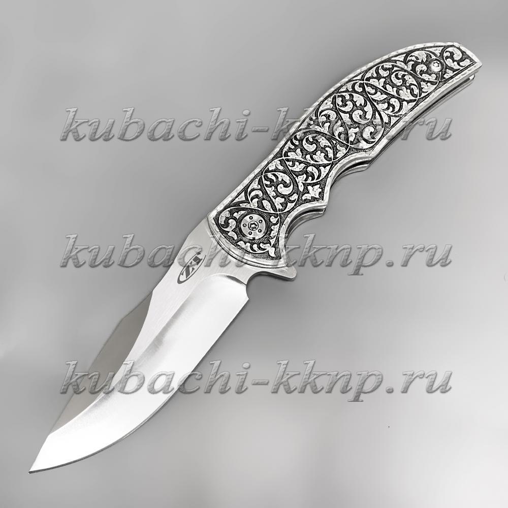 Нож с серебряными вставками, НЖ06 фото 1