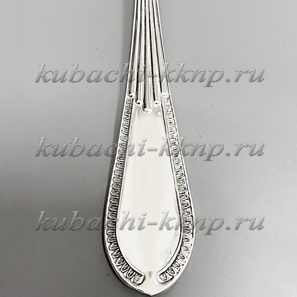 Серебряная столовая вилка Элегант, в007 фото 2