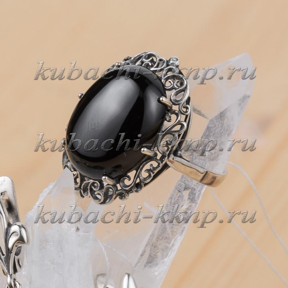 Строгое кольцо из серебра, Ag-к-75 фото 1