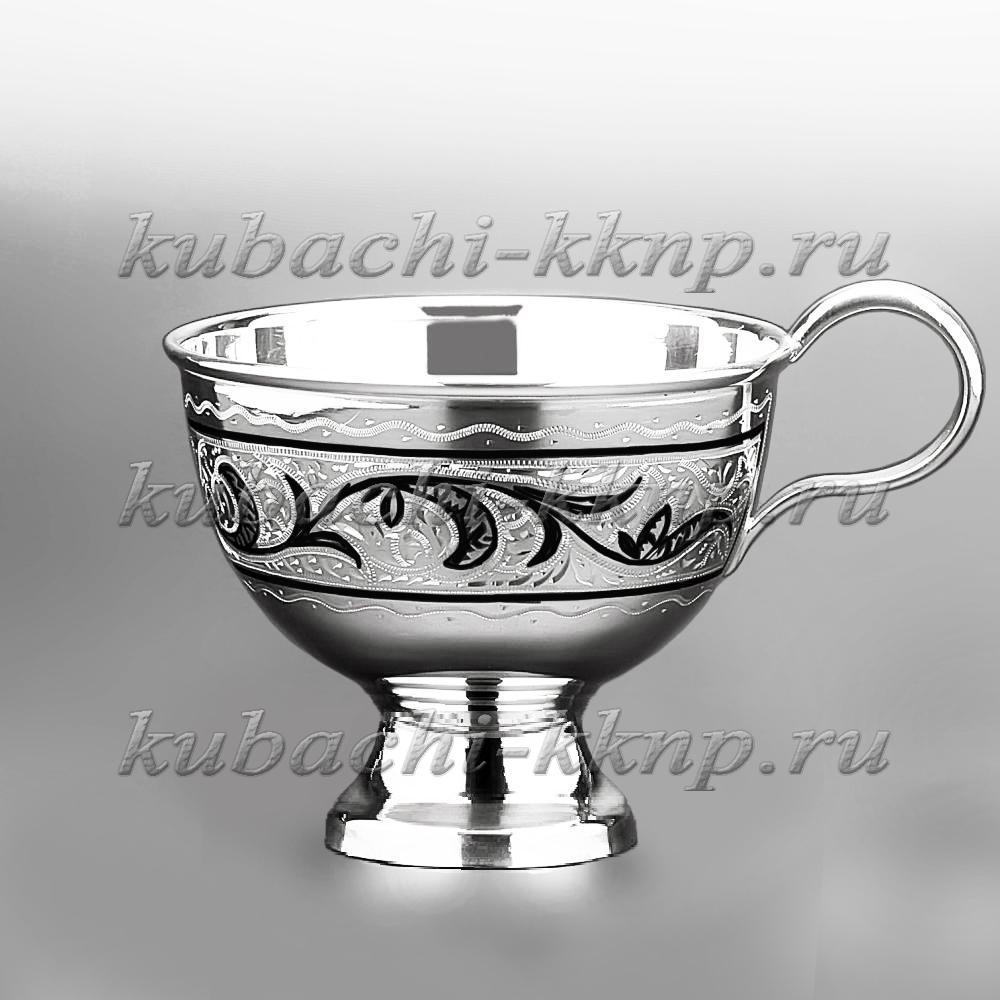 Серебряная небольшая чашка, Ч01а фото 1