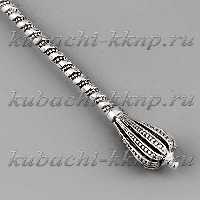 Серебряная ложка «Корона», л00059 фото 2
