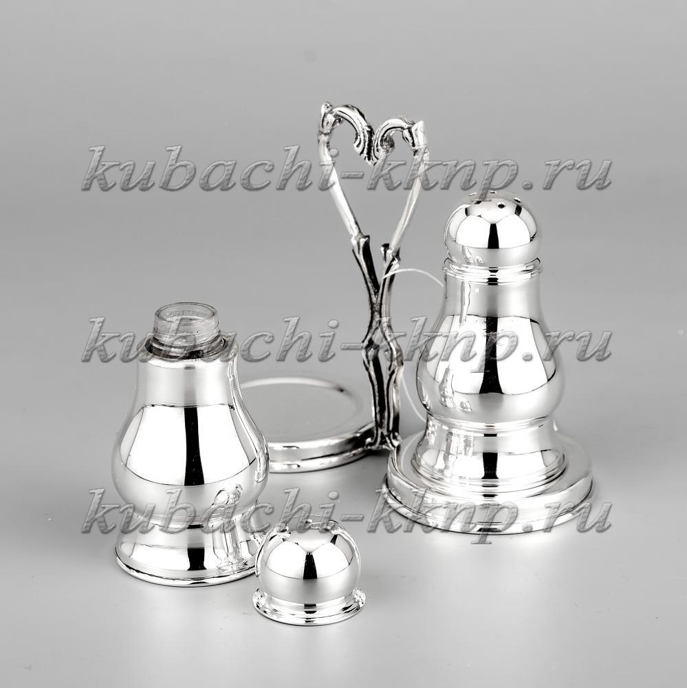 Маленький серебряный набор для специй, с015 фото 2
