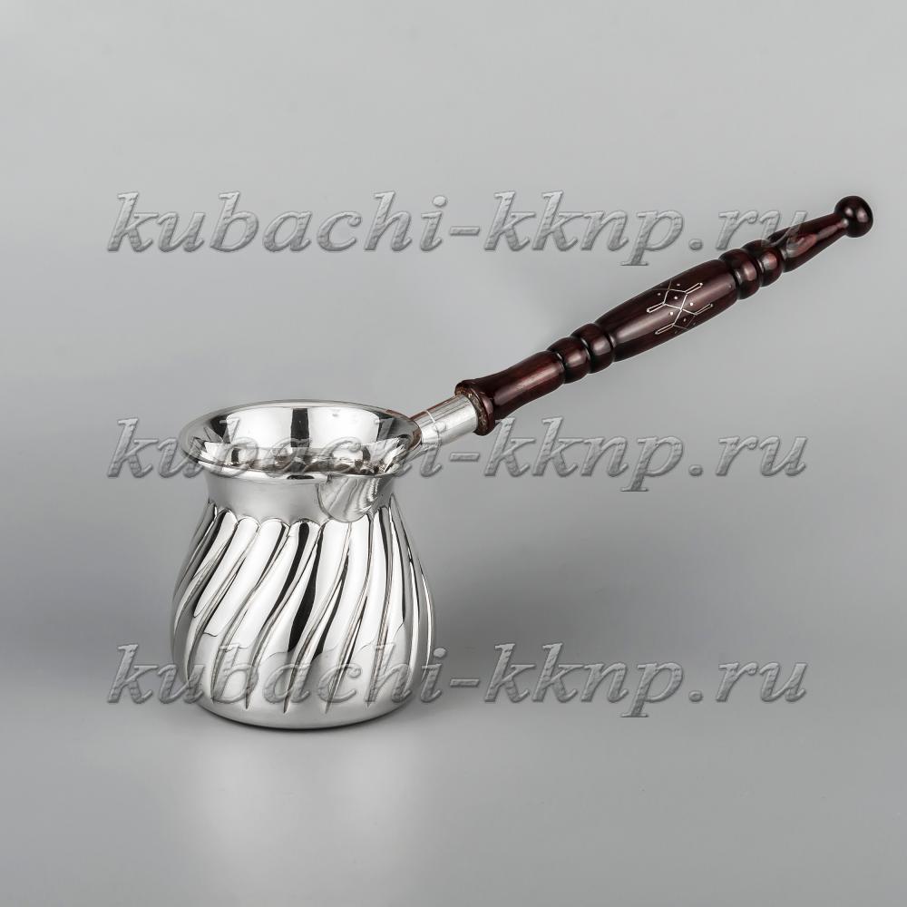 Серебряная Турка «Волна  мал», т016 фото 1