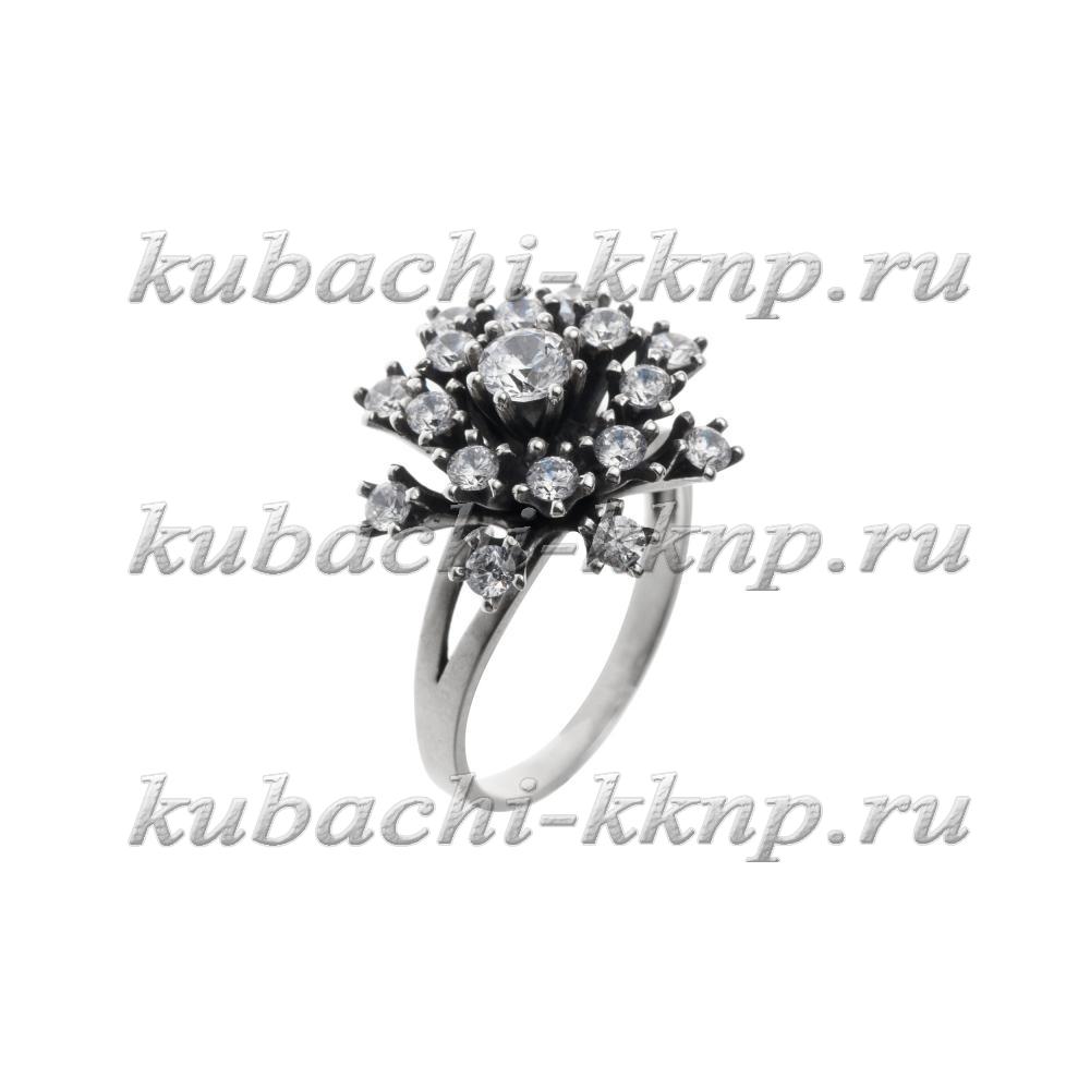 Кольцо из серебра Кубачинская сказка, к26 фото 1