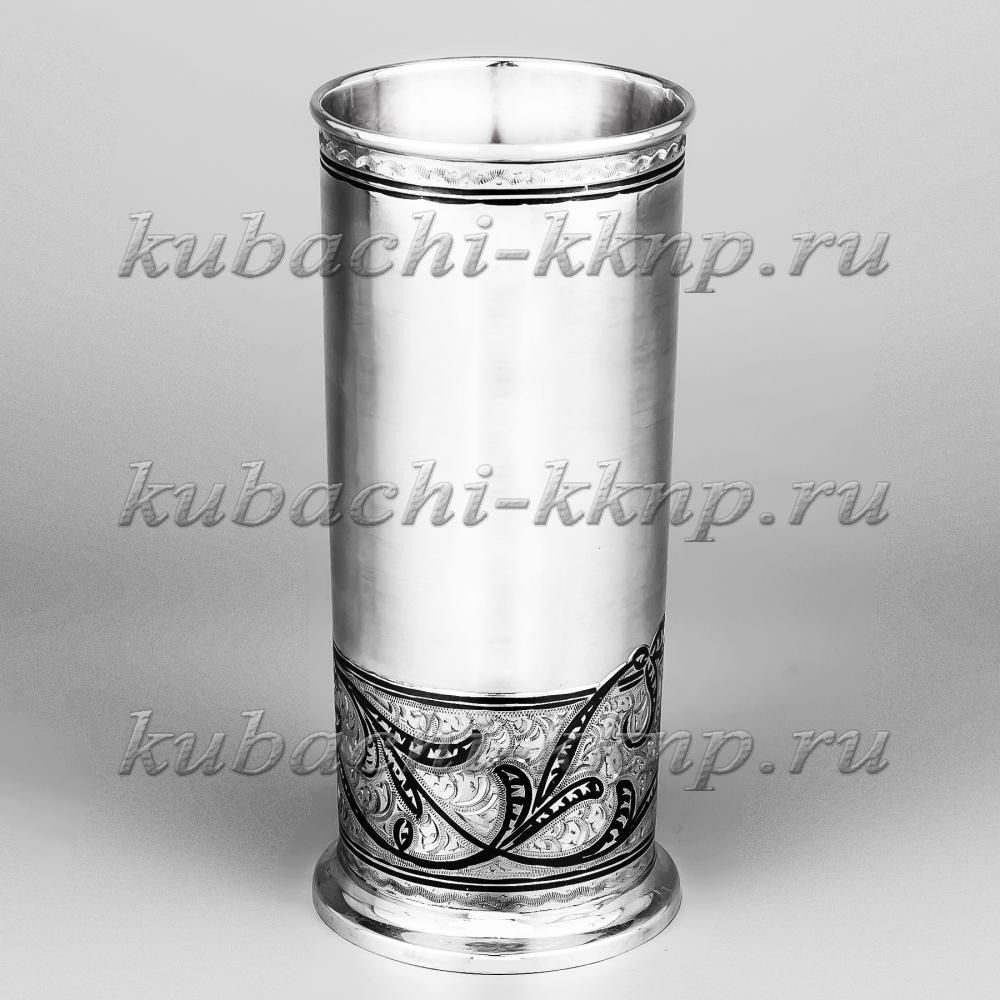 Серебряный стакан «Матовый», ст061 фото 1