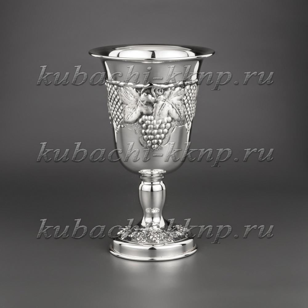 Набор бокалов из серебра на свадьбу, пн014 фото 2
