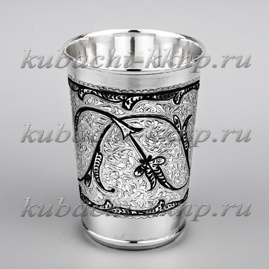 Кубачинский серебряный стакан, СТ124 фото 1