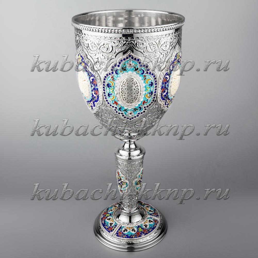 Авторский кубок с блюдом для кидуша , бк-кид11 фото 3