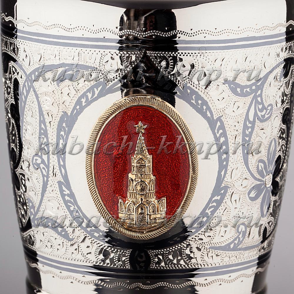 Кубок из серебра на высокой ножке «Кремлевский», ф0013 фото 2