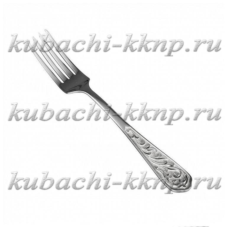 Десертная вилка Кубачи без чернения, в10д фото 2