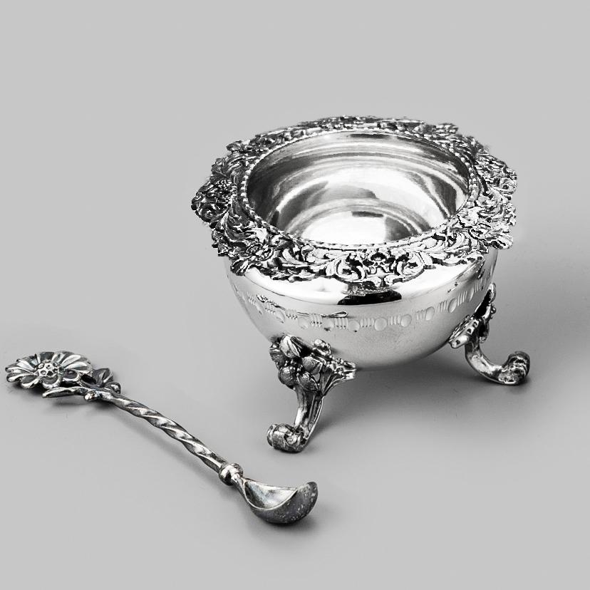 Серебряная солонка Имперская, С081 фото 5