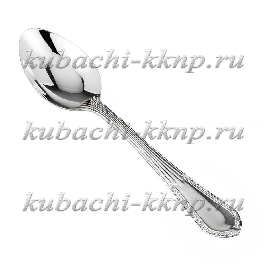 Серебряная ложка десертная Элегант, л079 фото 2
