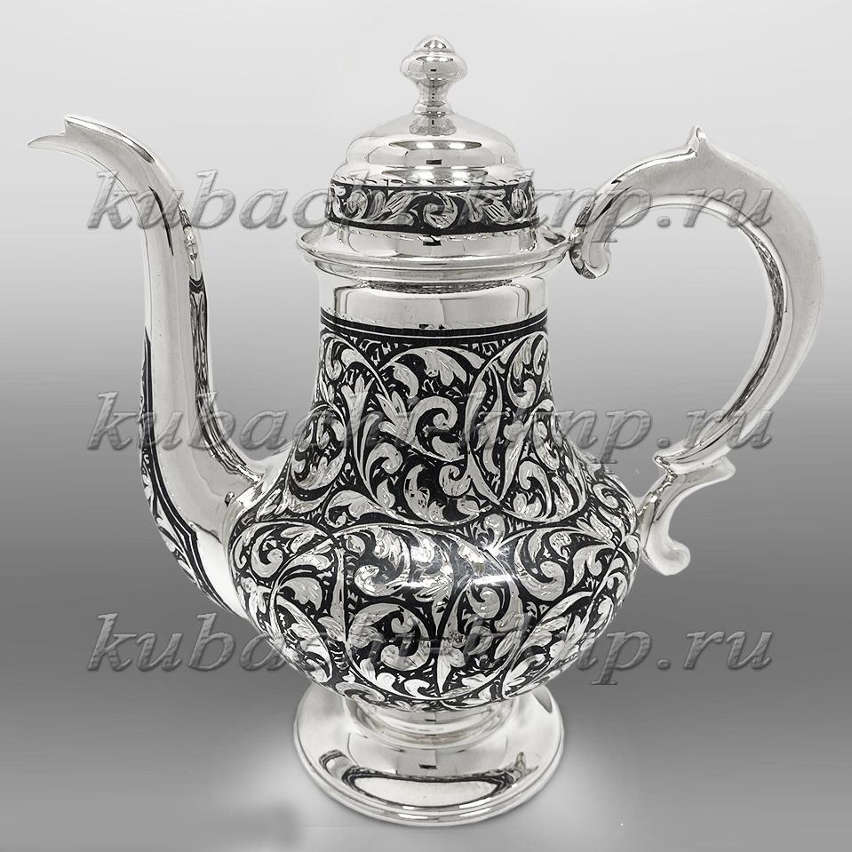 Чайник из серебра (Ag 875), ЧН050 фото 1