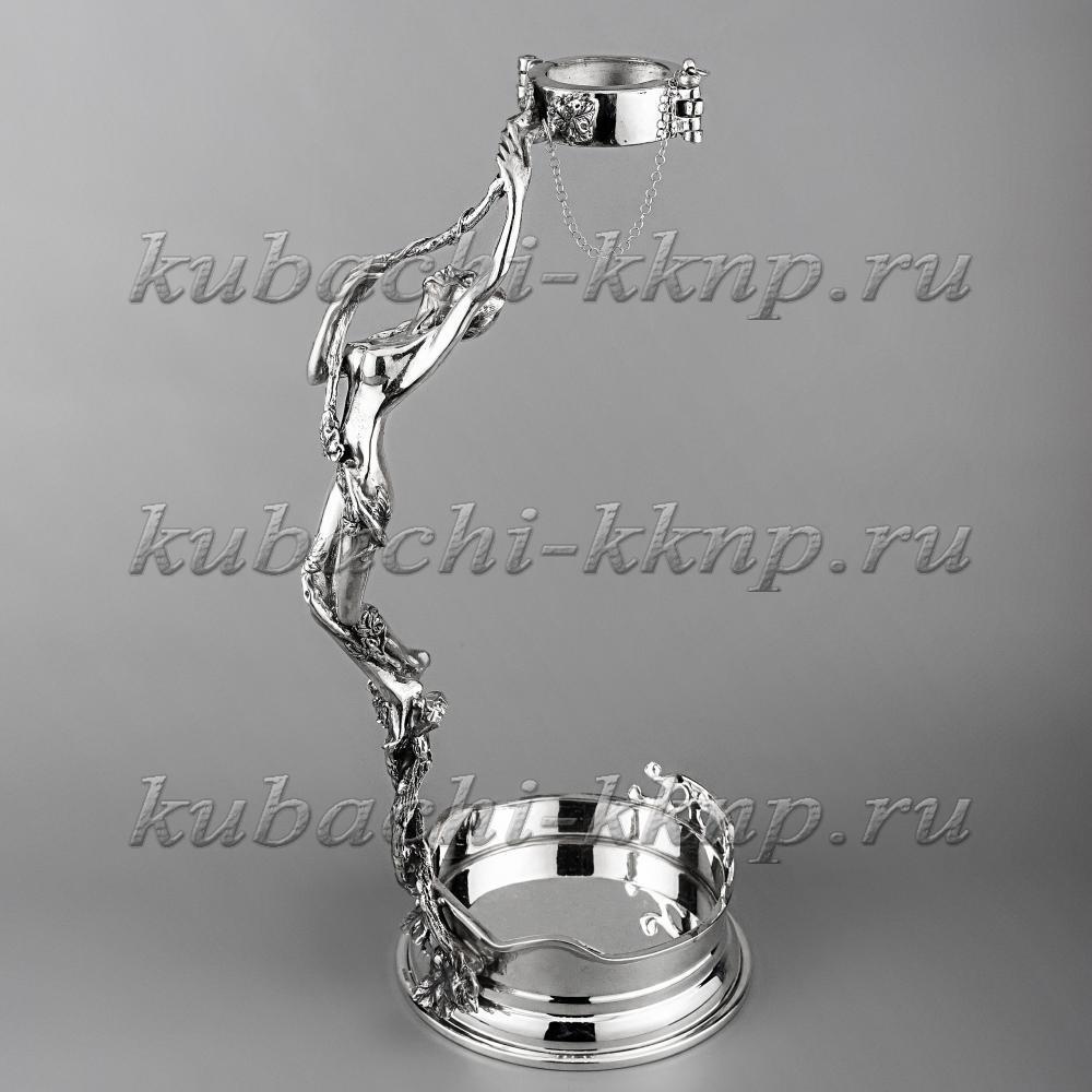 Изящный серебряный набор для вина, вн09 фото 2