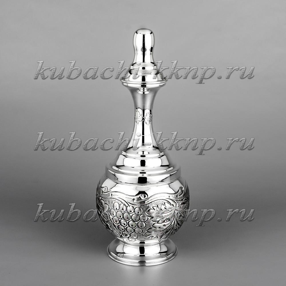 Серебряный набор для водки на шесть персон Раздолье, вс068 фото 3