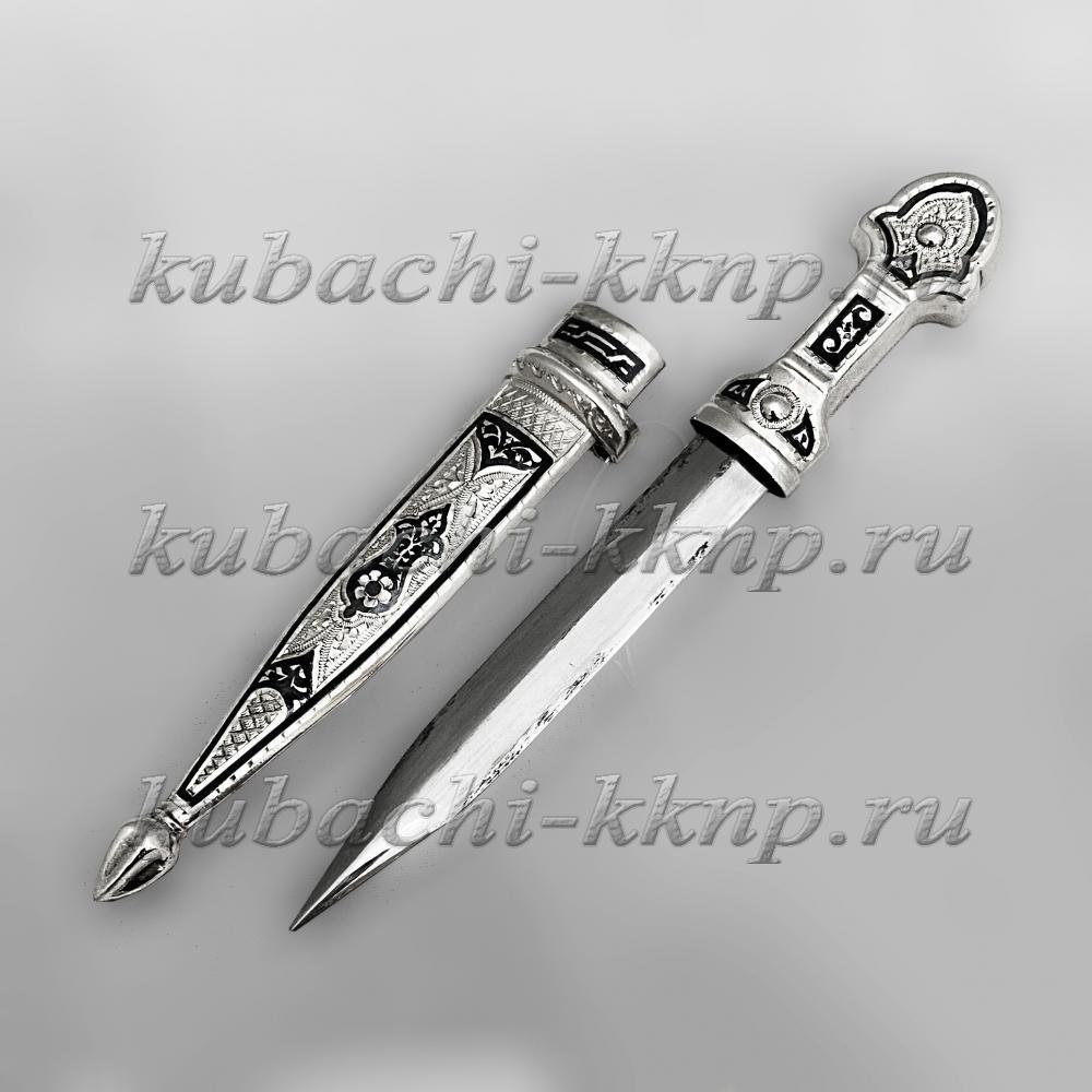 Кинжал-нож из серебра Детский, КН31 фото 1