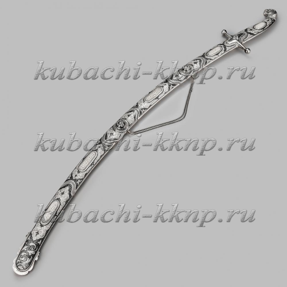 Авторская серебряная сабля ручной работы Персия, САБ016 фото 2