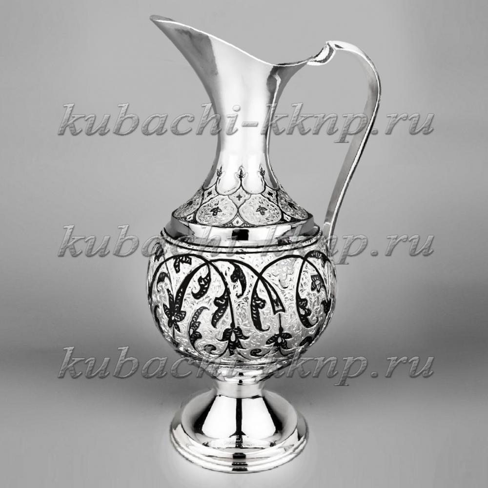 Серебряный кувшин для воды Антика, КВ234 фото 1