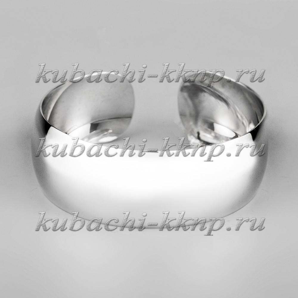 Кубачинский браслет из серебра Глянцевый, бр231 фото 1