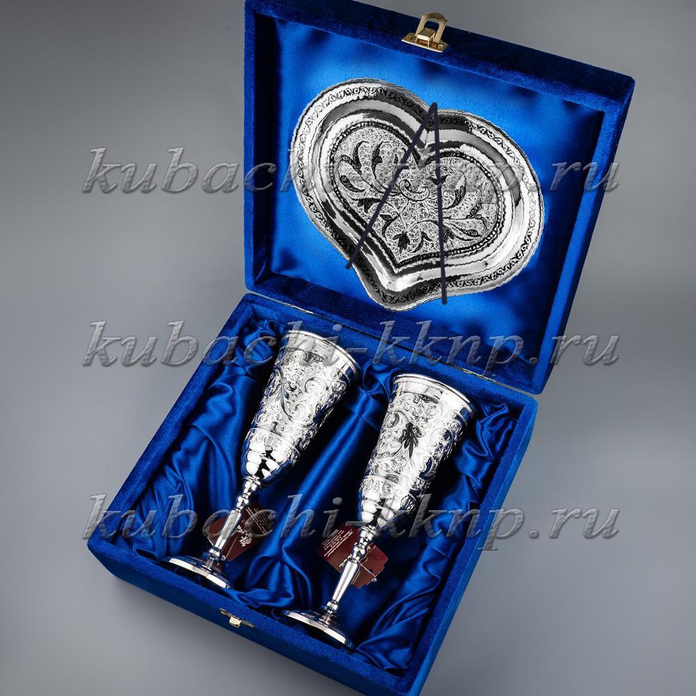 Набор свадебных фужеров Счастье, пн009 фото 3