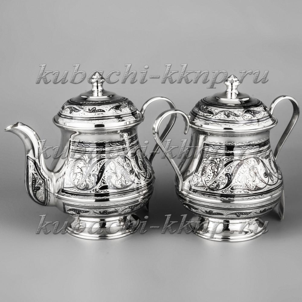Чайник серебряный для заварки, 520 мл, чн022 фото 2
