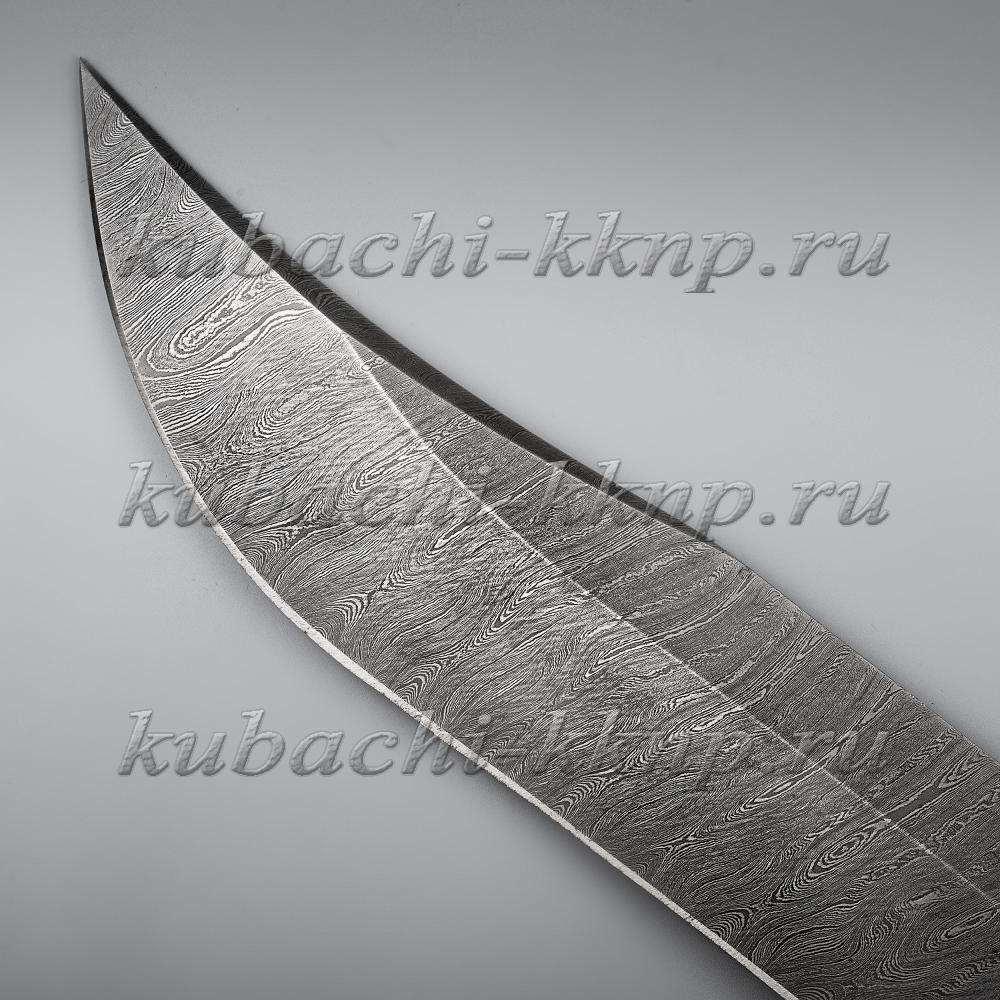 Серебряный нож «Шерхан» (лезвие сталь), НЖ09 фото 4