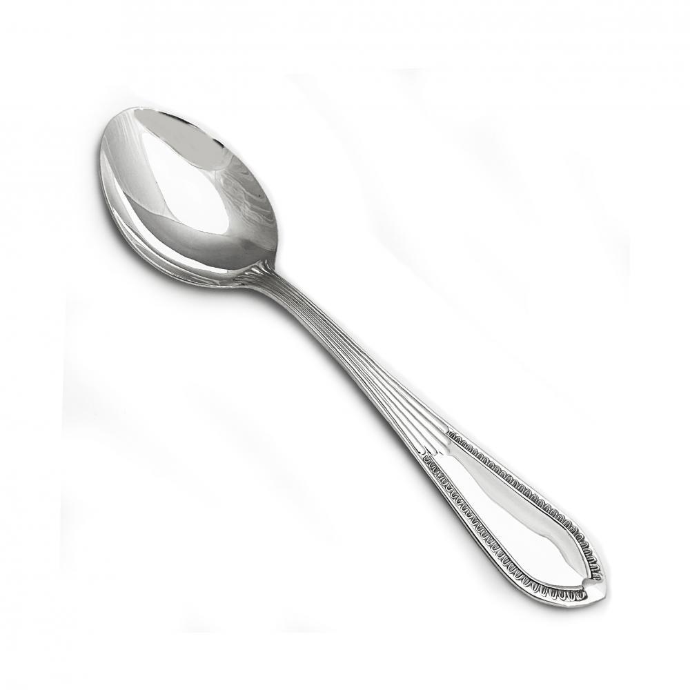 Серебряная ложка десертная Элегант, л079 фото 1