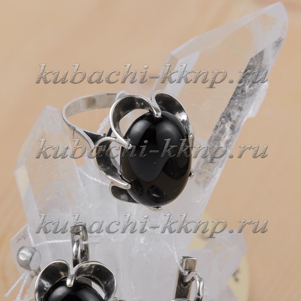Серебряное кольцо с агатом в оправе Изысканность, Ag-к2аг фото 1
