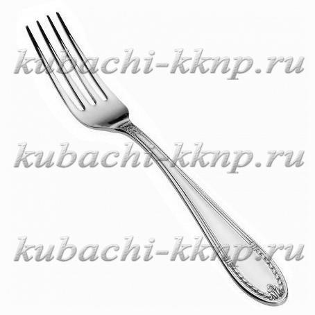 Серебряная вилка столовая  «Розочка», в02 фото 1
