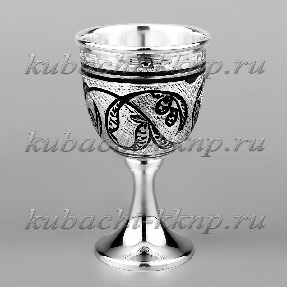 Авторская Серебряная рюмка ручной работы Каприз, Р111 фото 1