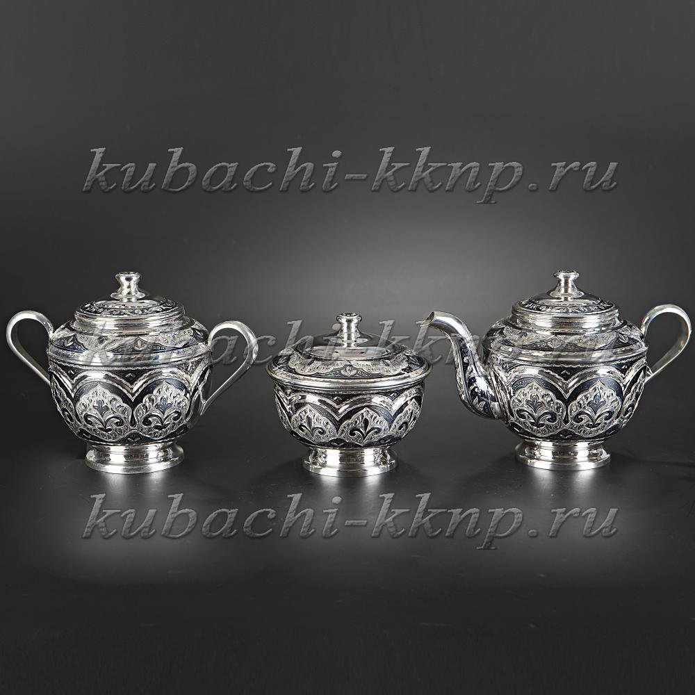 Чайный серебряный сервиз, 420289 фото 4