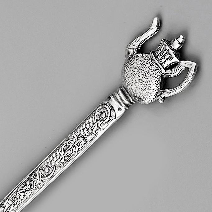 Серебряная ложка с кувшинчиком, л00065 фото 2