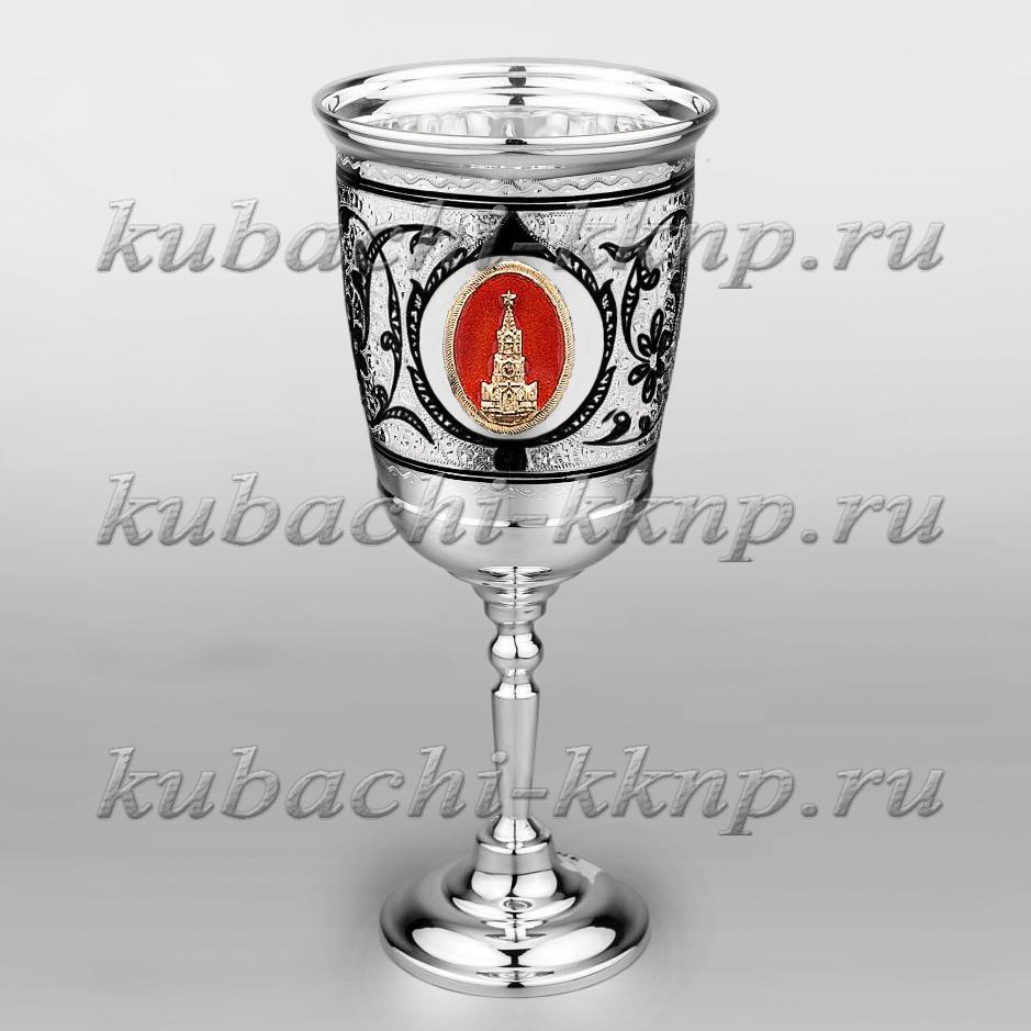 Кубок из серебра на высокой ножке «Кремлевский», ф0013 фото 1