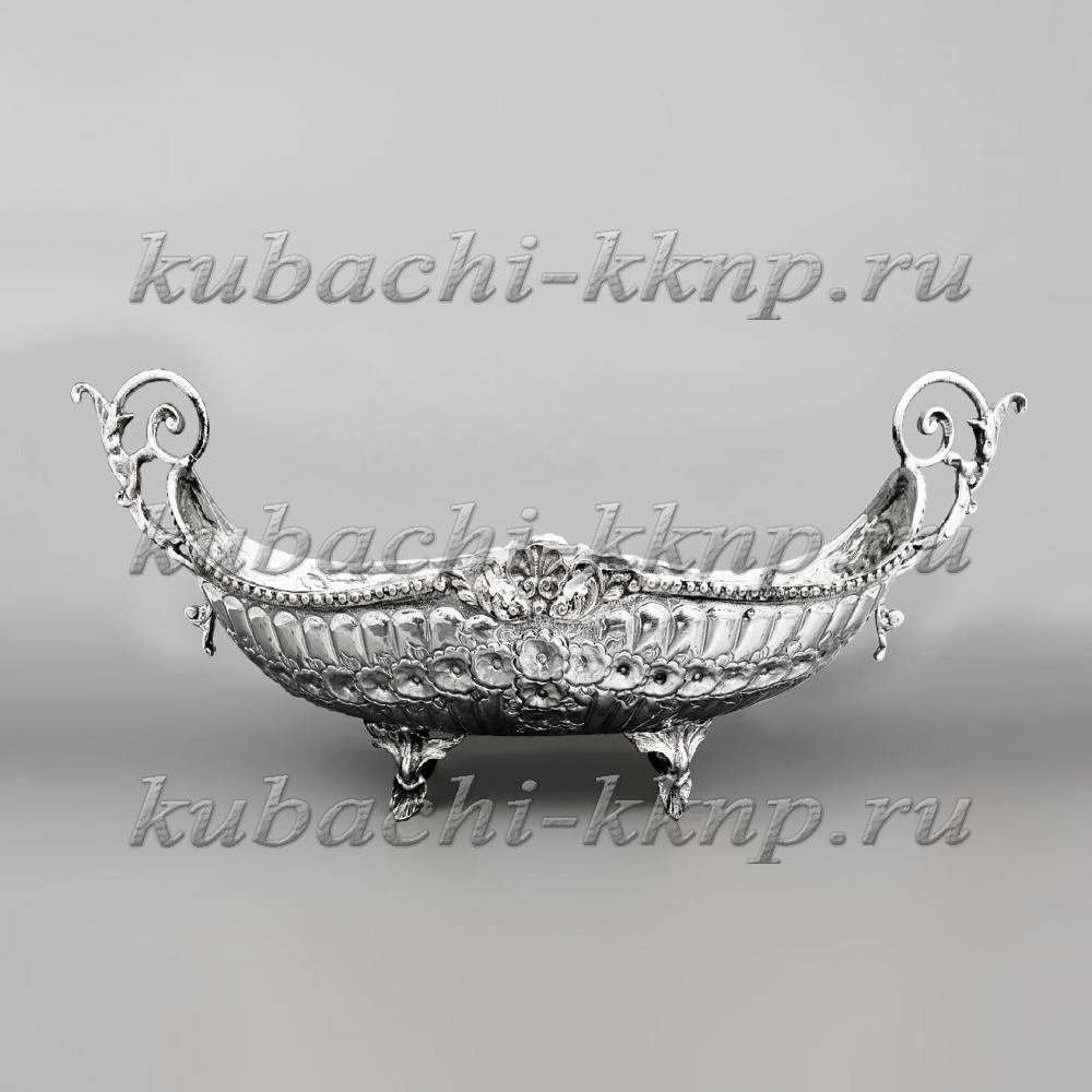 Роскошая конфетница в антикварном стиле Ромашка, КФ230м фото 1