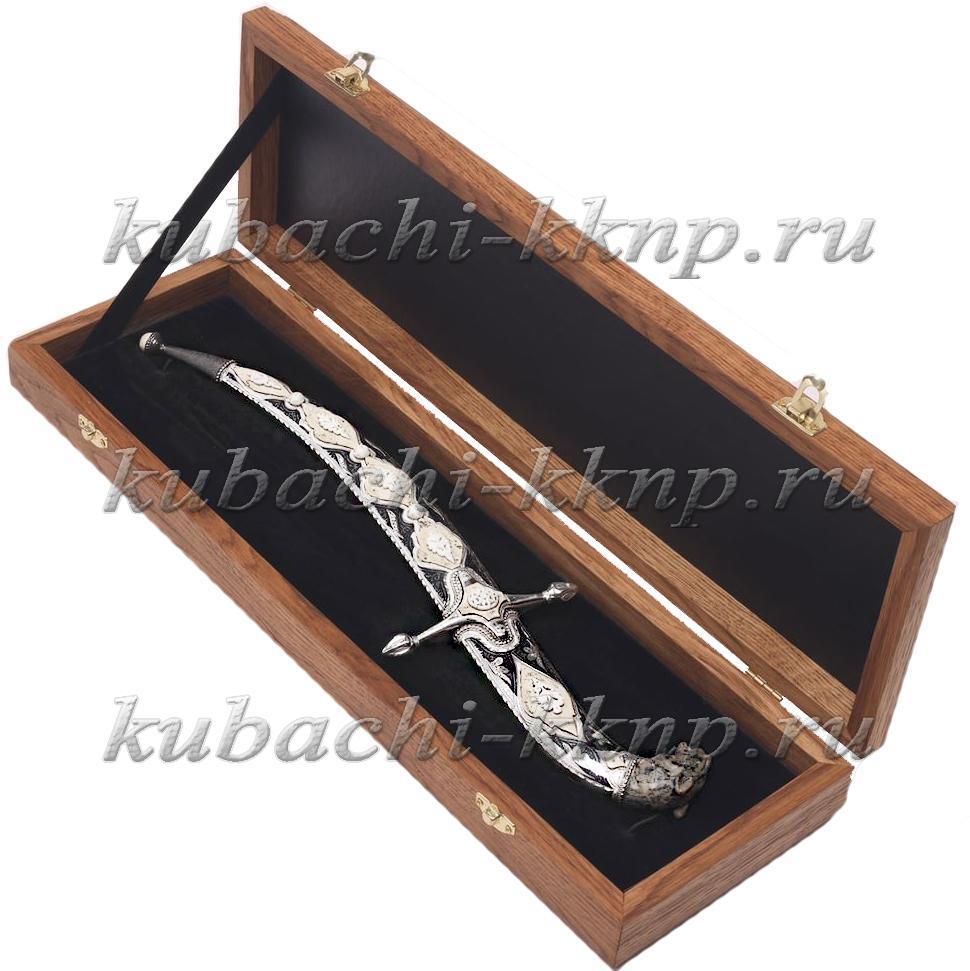 Серебряный сабля-нож Ятаган, саб012 фото 4