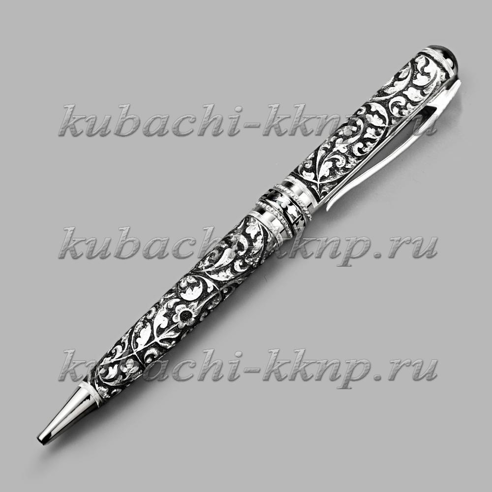 Серебряная ручка авторской работы Падишах, РУЧ58 фото 2