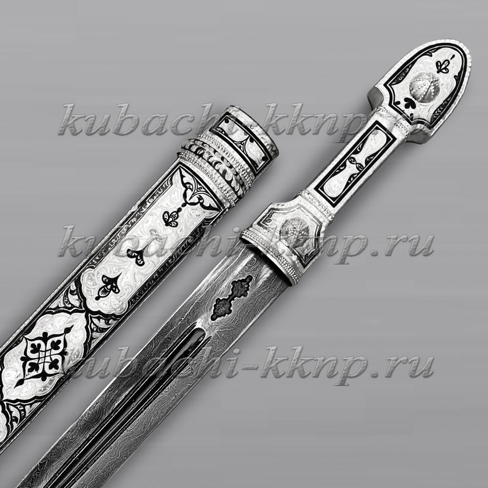 Кинжал серебряный Мужской, КН35 фото 2