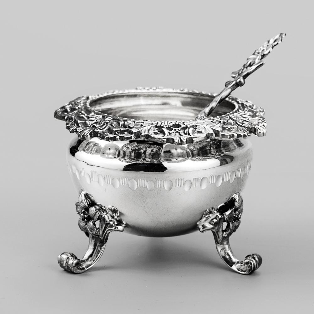 Серебряная солонка Имперская, С081 фото 3