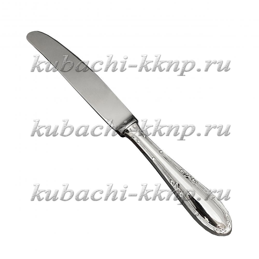 Серебряный столовый нож Лонэ, н06 фото 1