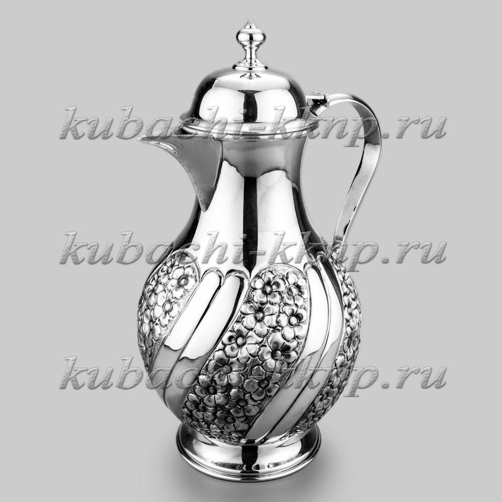 Оригинальный серебряный кувшин с крышкой Дон, КВ231 фото 1