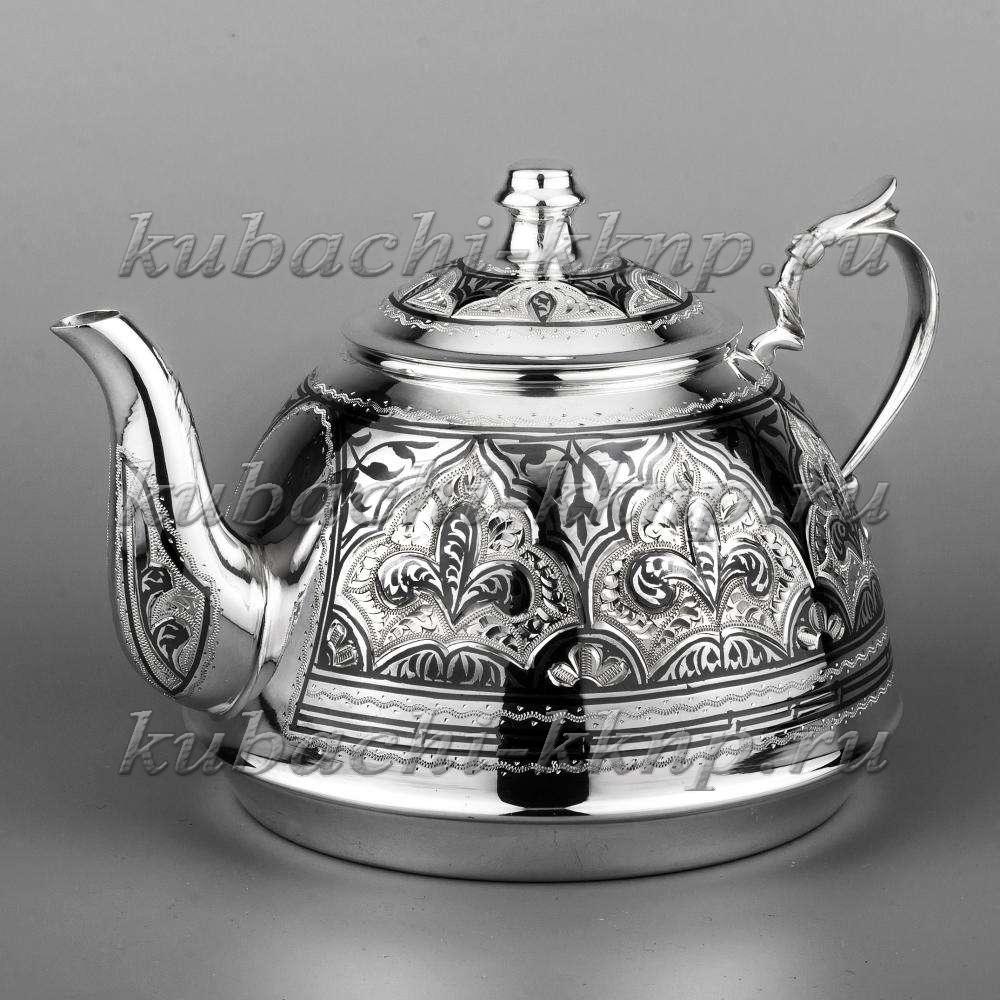Чайник заварочный из серебра