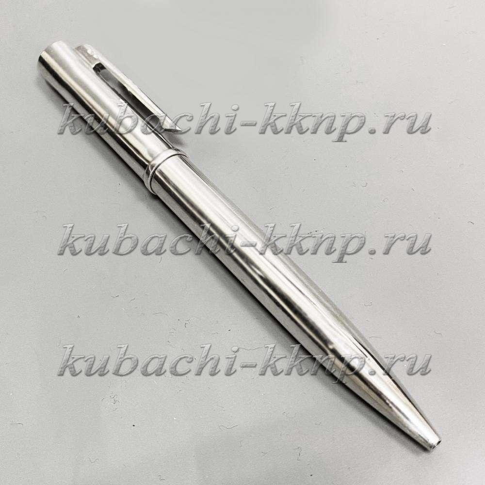 Серебряная ручка глянцевая