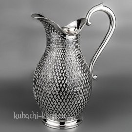 Серебряный кувшин «Чешуя» - кв081