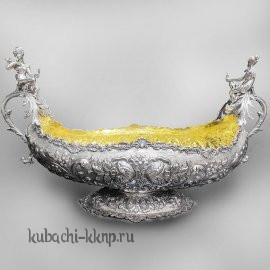 Серебряная ваза для фруктов 