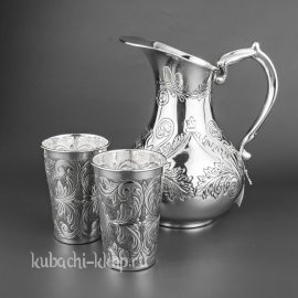 Набор для питья воды из серебра  - ндв030
