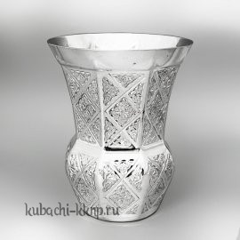 Серебряный стакан с лазерной гравировкой - СТ127